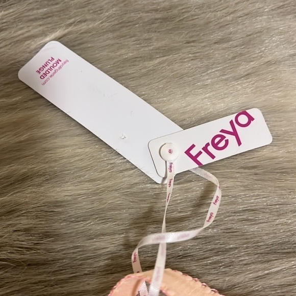 New FREYA ICON AA16633MIX Pink Nude Lace 38G Underwire Sexy Bow Bra - Picture 7 of 12